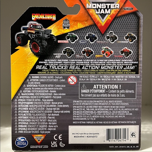 Monster Jam - Excaliber 2025 Series 41 / 1:64 Scale - Picture 2 of 2